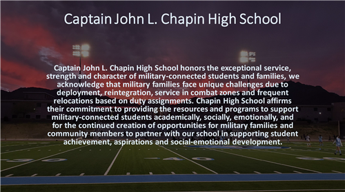Chapin Military Family Statement 